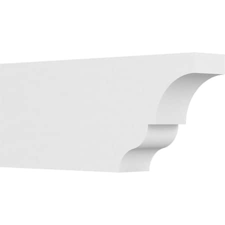 Ekena Millwork Standard Asheboro Architectural Grade PVC Rafter Tail, 4"W X 10"H X 24"L RFTP04X10X24ASH